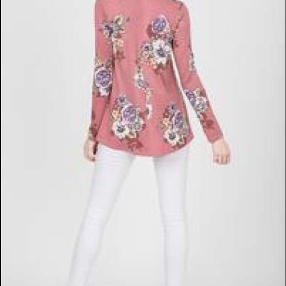 Floral Jersey Top - Picture 3 of 3